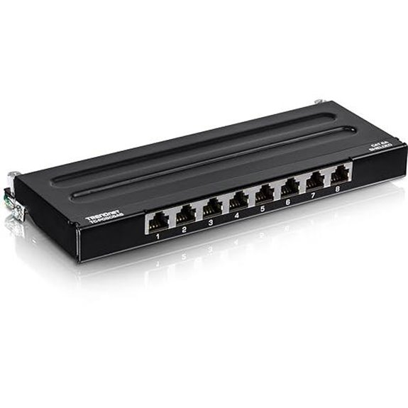 TRENDnet 8-Port Cat6A Patch Panel Wall Mount