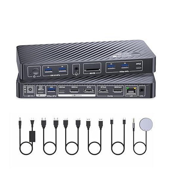 AV Access 8K KVM Switch for Dual Monitors and USB-C