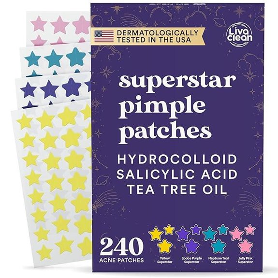 Livaclean Star Acne Patches with Tea Tree & Salicylic