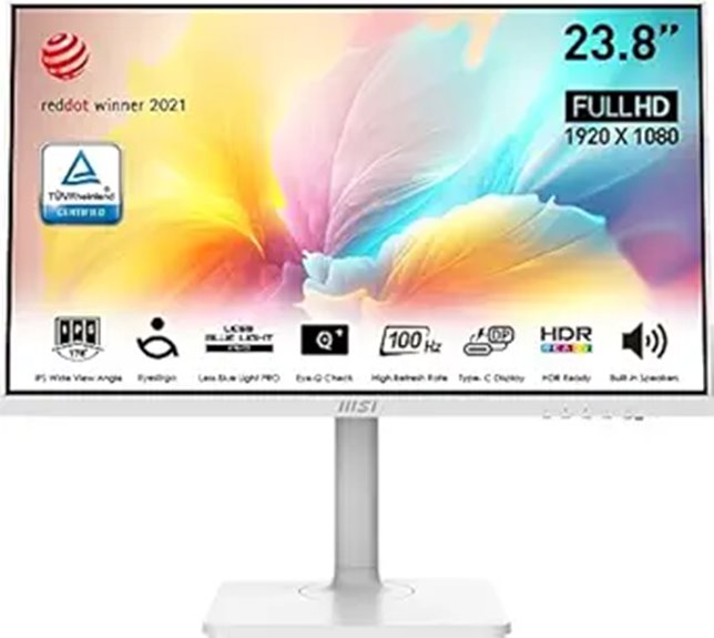 MSI 24-inch IPS Monitor with HDMI USB-C Adjustable
