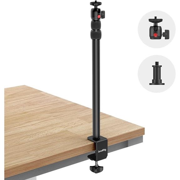SmallRig Adjustable Camera Desk Mount & Light Stand