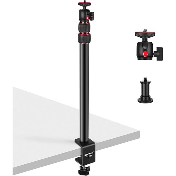 NEEWER Adjustable Camera Desk Mount with Ball Head