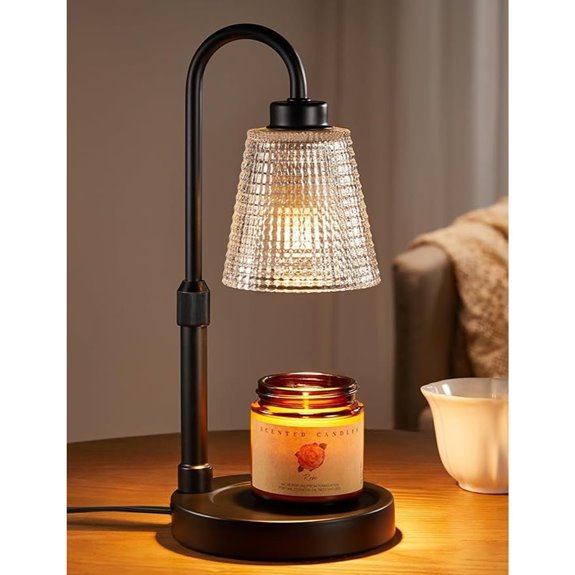 Innqoo Candle Warmer Lamp with Timer and Dimmable Settings