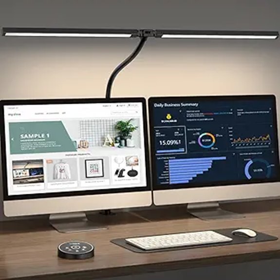 Led Desk Lamp for Office and Home with Clamp
