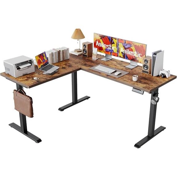 Agilestic 59 Adjustable Electric Corner Standing Desk