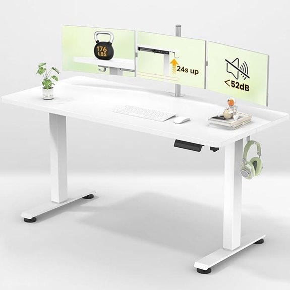 Veken 55 Adjustable Electric Sit-Stand Desk
