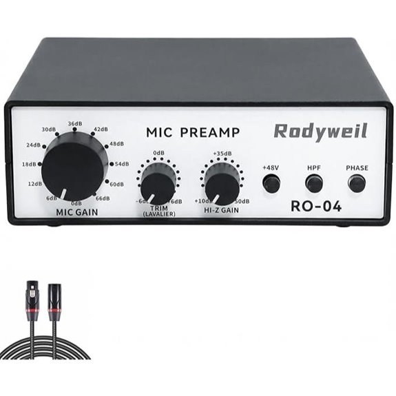 RO-04 Pro Mic Preamp with Adjustable Gain