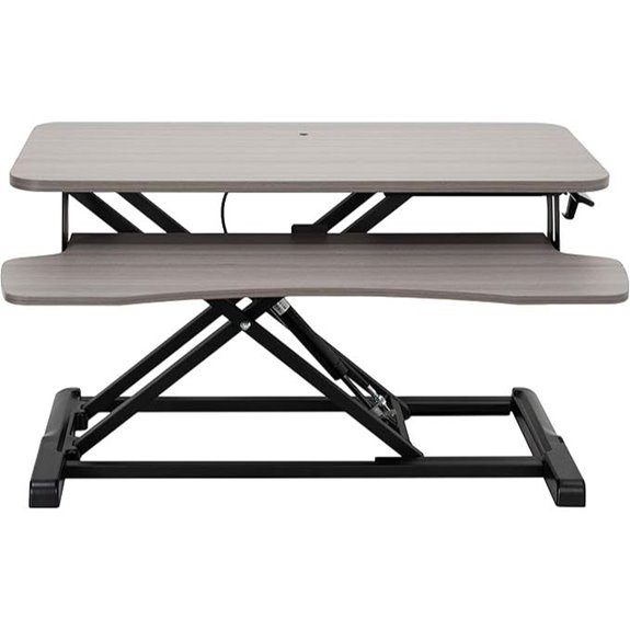 VIVO 32 Height Adjustable Sit-Stand Desk Converter