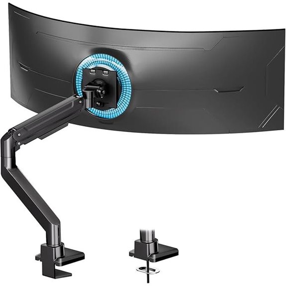 Heavy-Duty Monitor Arm for 17-49 inch Screens