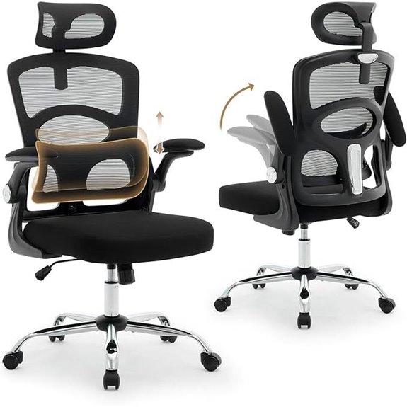 Ergonomic Mesh Office Chair with Adjustable Headrest