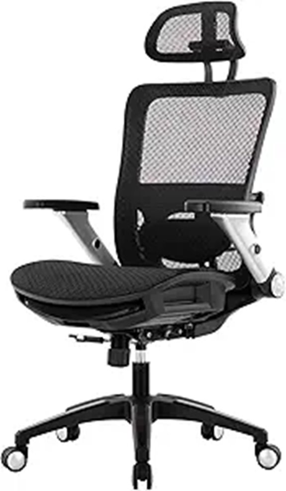 COLAMY Mesh Office Chair with Adjustable Support