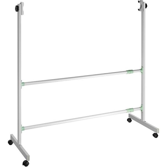 ROCOFF Mobile Whiteboard Stand with Adjustable Width