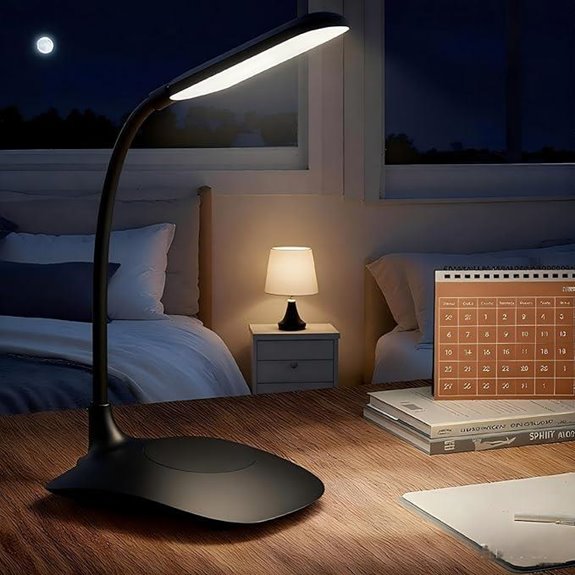 LED Desk Lamp with Dimmable Touch Control