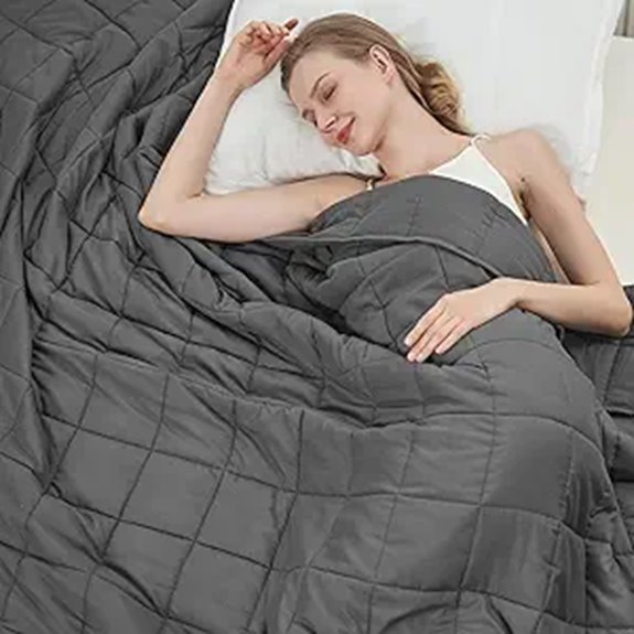 Weighted Blanket for Adults 20lbs Twin Size Grey