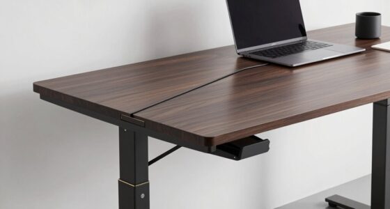 affordable cable managed desks