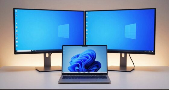 affordable dual screen laptop monitors