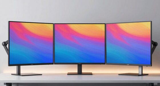 affordable heavy duty triple monitor mounts