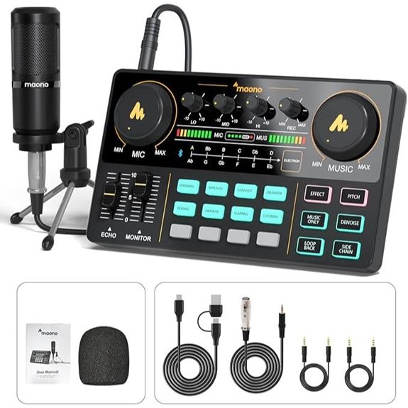 MaonoCaster Lite AU-AM200-S1 Podcast Recording Set