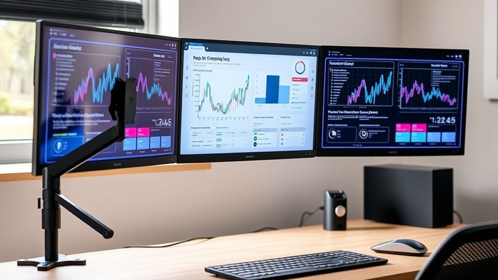 affordable triple monitor mounts