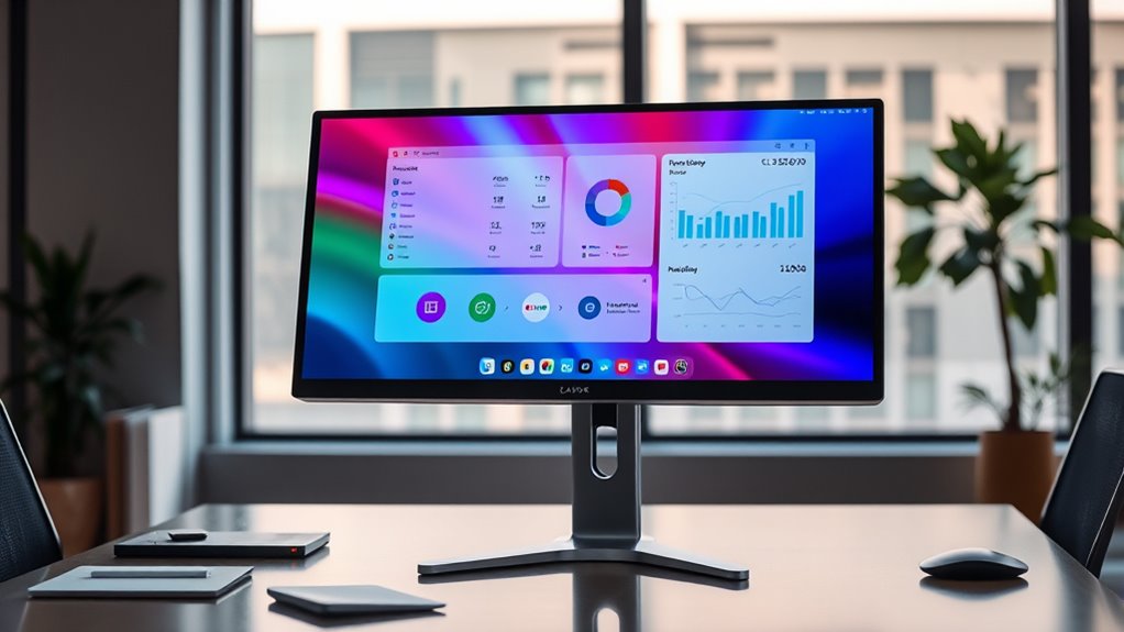 affordable workflow touchscreen monitor