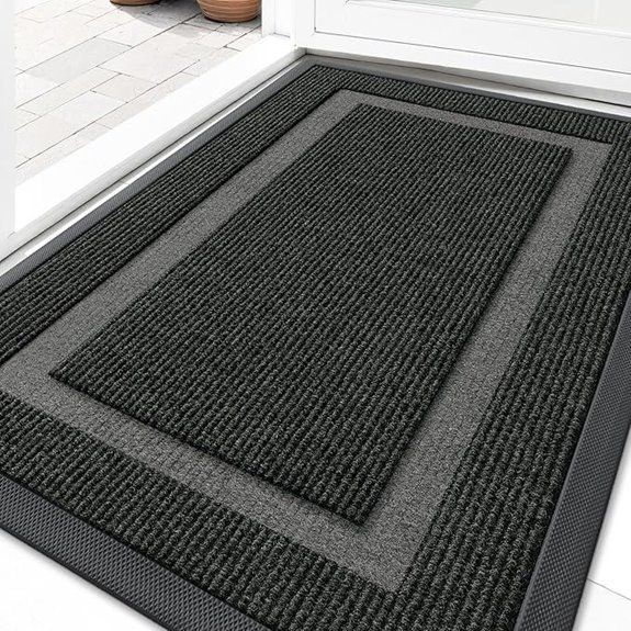 OLANLY Waterproof All-Season Front Door Mat