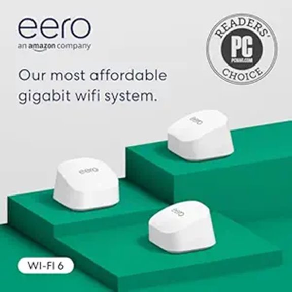 Amazon eero 6+ Mesh Wi-Fi System (3-Pack)