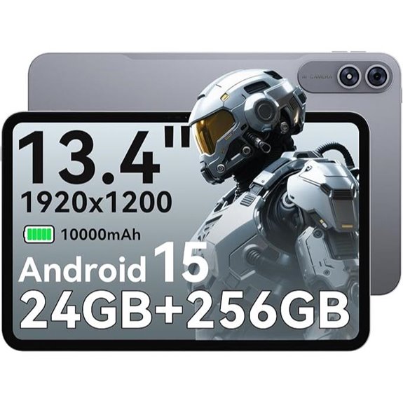 android tablet 13 4 24gb ram