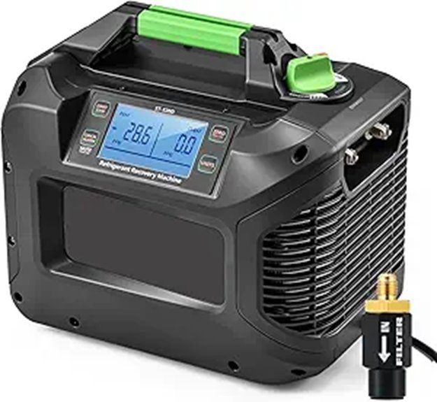 Antstone 1 HP Dual Cylinder Refrigerant Recovery Machine