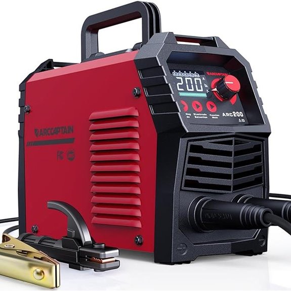 ARCCAPTAIN 200A ARC/TIG Welder with LED Display