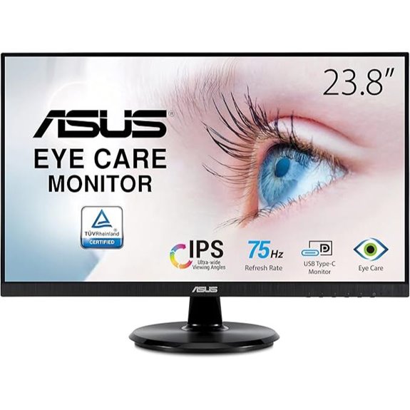 ASUS 23.8” 1080P Monitor with USB-C & Speakers