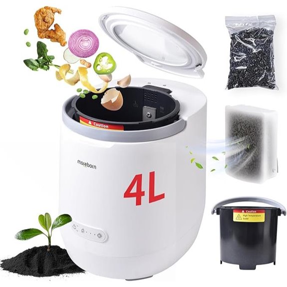 Smart Indoor Electric Food Composter with Auto-Cleaning