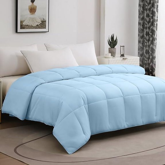 Bamboo Viscose Queen Cooling Comforter with Tabs