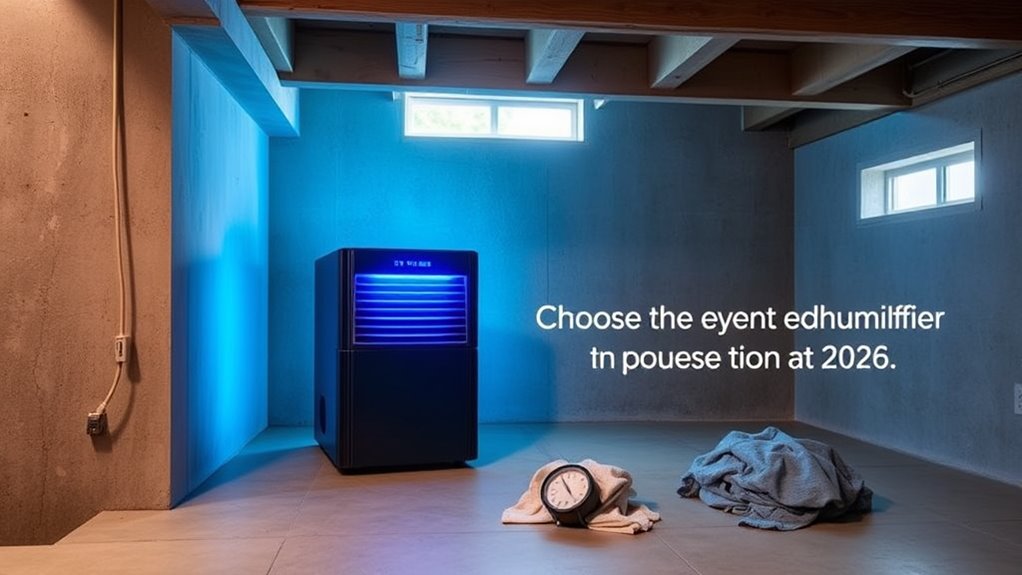 basement dehumidifier selection factors