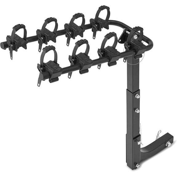 Amazon Basics 4-Bike Hitch Rack with Anti-Rattle