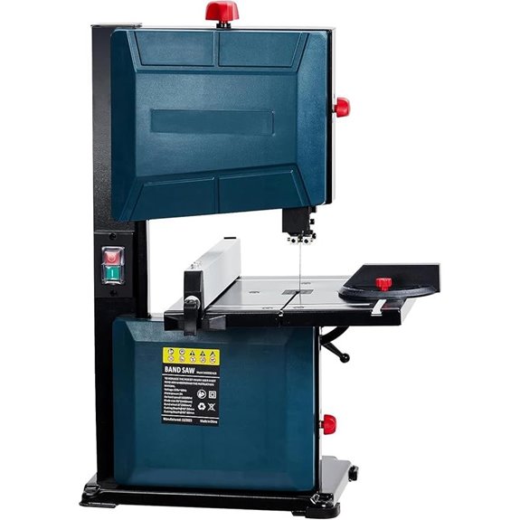 PioneerWorks 8-Inch Benchtop Bandsaw with Safety