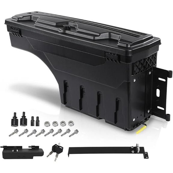 G-PLUS Truck Bed Tool Box for Chevy/GMC (Black)