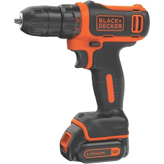 BLACK+DECKER 12V Cordless Drill/Driver with Battery