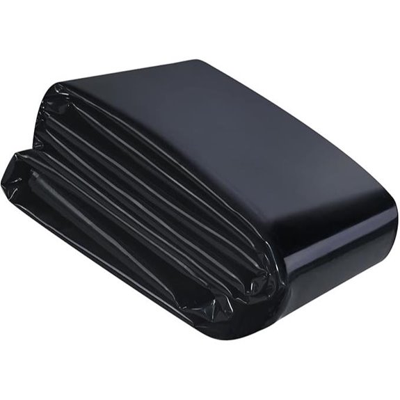 20 Mil Black Pond Liner for Koi Ponds and Fountains