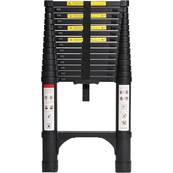 BOCOM 14.5 FT Aluminum Telescoping Ladder