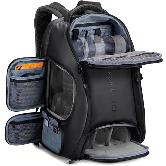 K&F Concept Camera Backpack with Raincover and Laptop Compartment