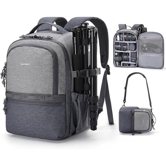 BAGSMART Camera Backpack for DSLR and iPad