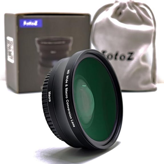 FotoZ 49mm Wide Angle Conversion Lens for Canon EOS