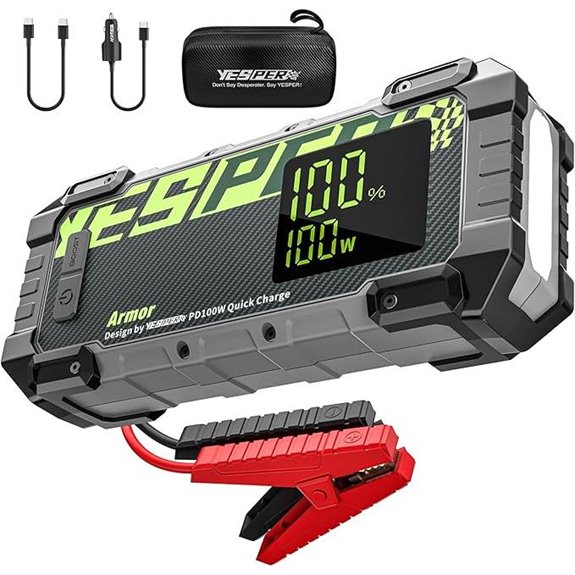 YESPER 4000A Car Jump Starter with LED Light