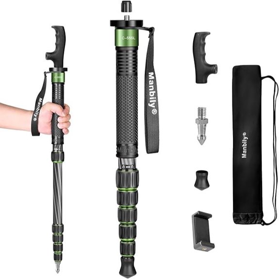 Manbily Carbon Fiber Camera Monopod (61-inch)