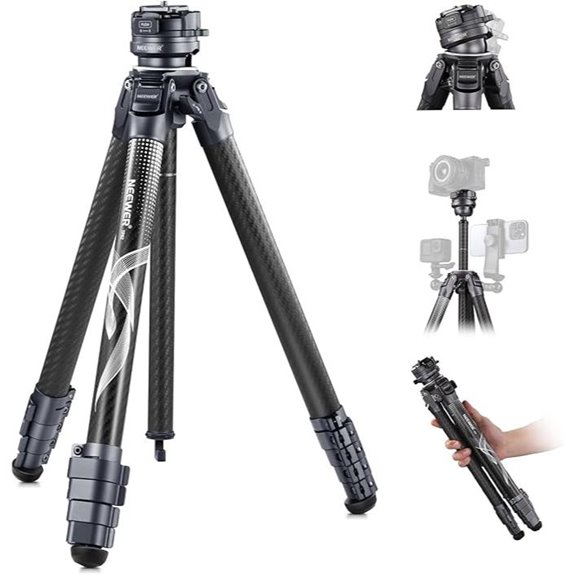 NEEWER LT32 62 Carbon Fiber Travel Tripod