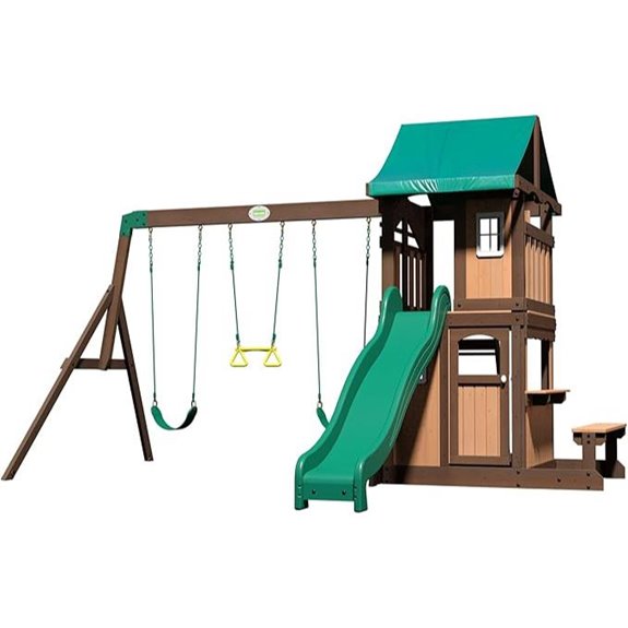 Backyard Discovery Lakewood Cedar Playset with Swings