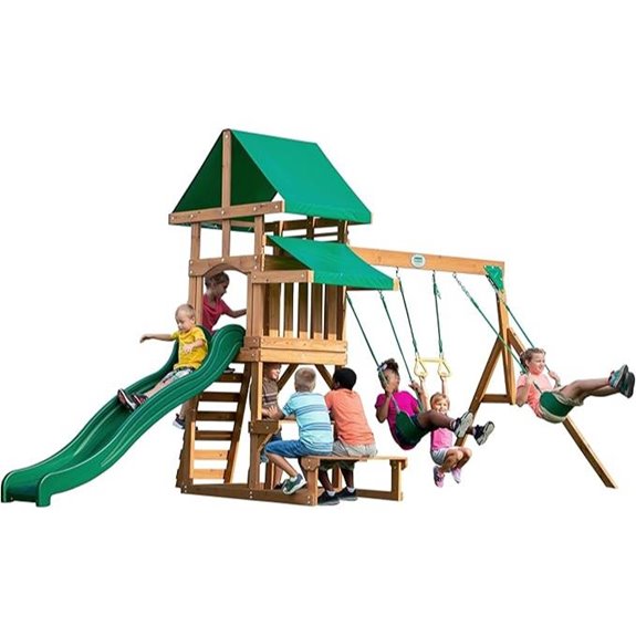 Backyard Discovery Belmont Cedar Wood Playset