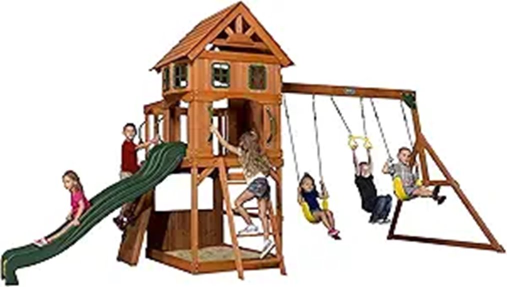 Backyard Discovery Atlantis Cedar Wood Playset
