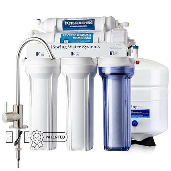iSpring RCC7 NSF Certified 5-Stage Reverse Osmosis Filter