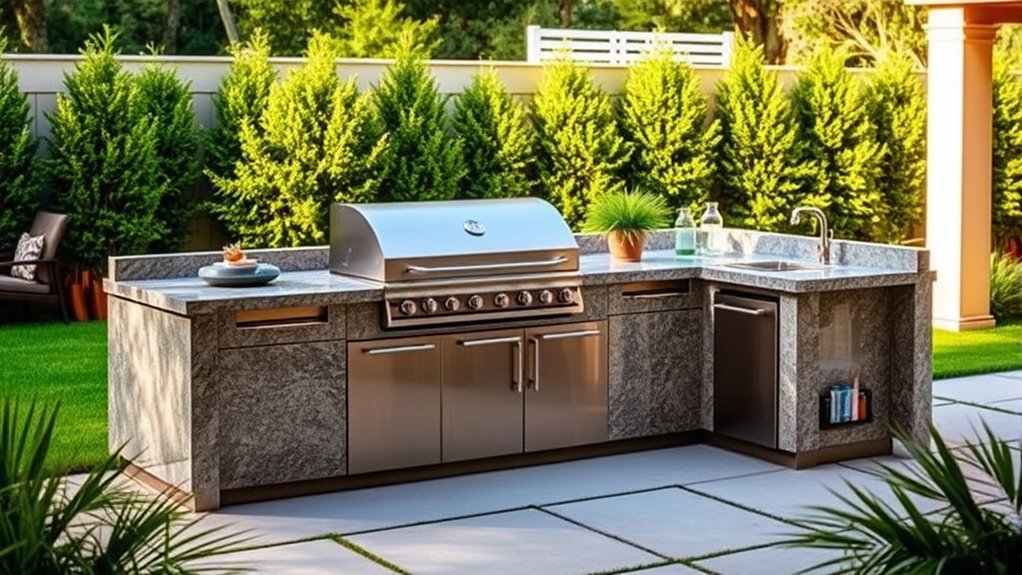 choose suitable modular bbq island